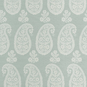 Campania Paisley Sage AT16112 by Thibaut Designer Wallpaper