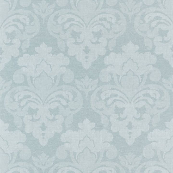 Darcey Damask Soft Blue AT16120 by Thibaut Wallpaper Thibaut Wallpaper Darcey Damask Soft Blue AT16120Wallpaper SOLEIL TEXTURES Non Woven Wallpaper U.S.A </p><p>Repeat: H: , V: 24  (60.96 cm) 27 in  (68.58 cm) - Fabric Carolina -