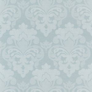 Darcey Damask Soft Blue AT16120 by Thibaut Designer Wallpaper