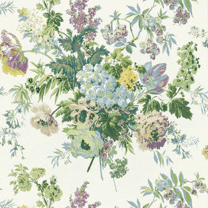 Garden Club Lavender AT16135 by Thibaut Designer Wallpaper