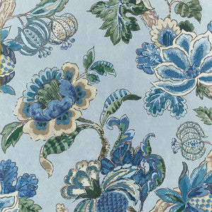 Stockbridge Blue AT16138 by Thibaut Designer Wallpaper