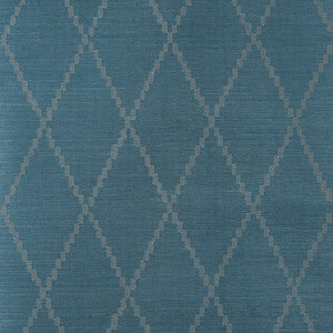 Ribbon Sisal Navy AT16142 by Thibaut Designer Wallpaper