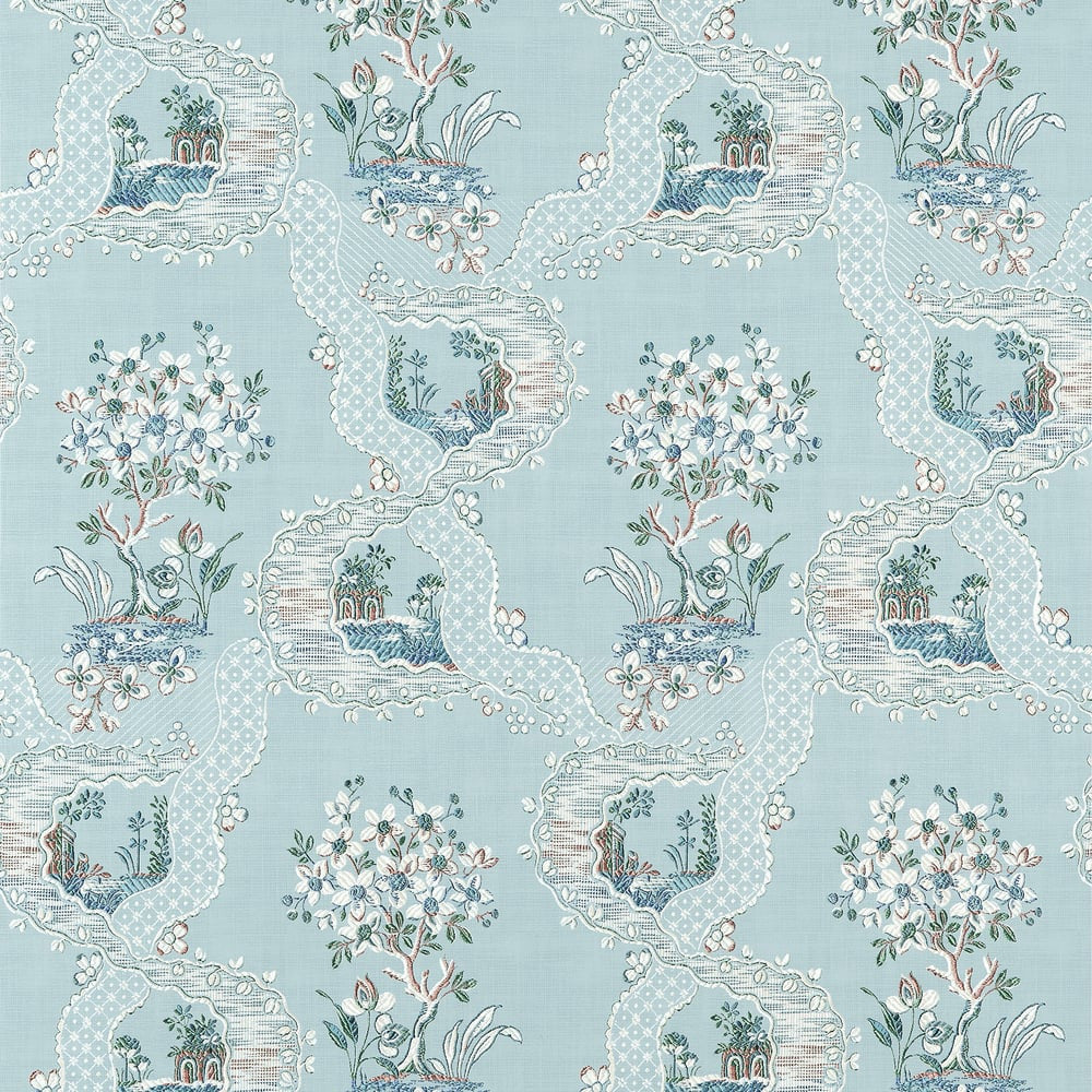 Antoinette Blue AT16156 by Thibaut Wallpaper Thibaut Wallpaper Antoinette Blue AT16156Wallpaper SOLEIL Non Woven Wallpaper U.S.A </p><p>Repeat: H: , V: 22.5  (57.15 cm) 27 in  (68.58 cm) - Fabric Carolina -