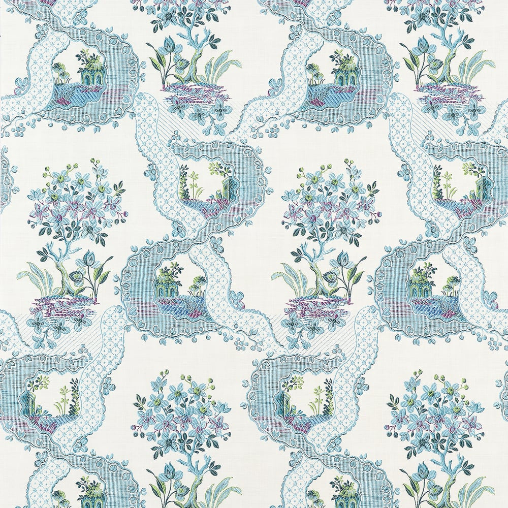 Antoinette Blue and Plum AT16157 by Thibaut Wallpaper Thibaut Wallpaper Antoinette Blue and Plum AT16157Wallpaper SOLEIL Non Woven Wallpaper U.S.A </p><p>Repeat: H: , V: 22.5  (57.15 cm) 27 in  (68.58 cm) - Fabric Carolina -