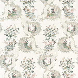 Antoinette Beige AT16158 by Thibaut Designer Wallpaper