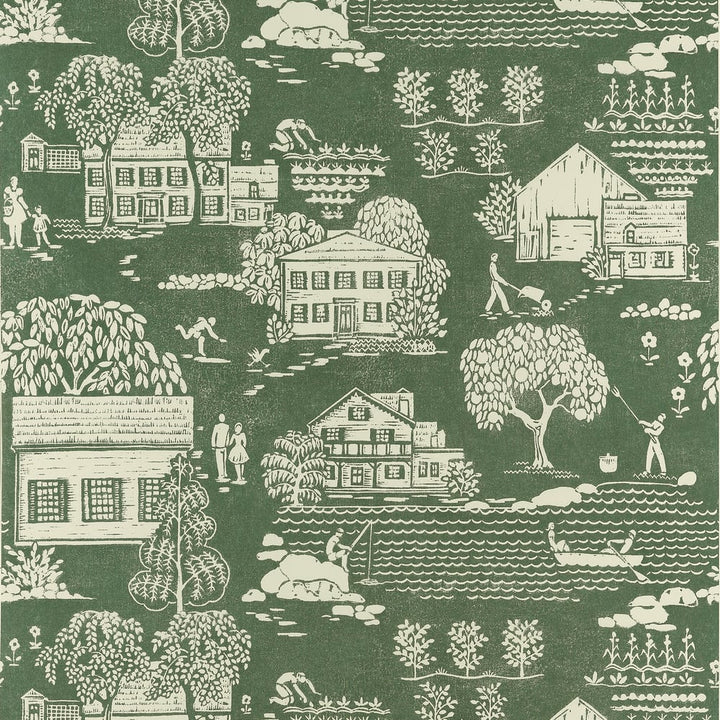 Farmingdale Green AT16164 by Thibaut Wallpaper Thibaut Wallpaper Farmingdale Green AT16164Wallpaper SOLEIL Non Woven Wallpaper U.S.A </p><p>Repeat: H: , V: 21  (53.34 cm) 27 in  (68.58 cm) - Fabric Carolina -