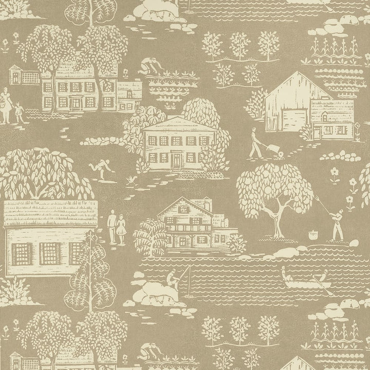 Farmingdale Beige AT16165 by Thibaut Wallpaper Thibaut Wallpaper Farmingdale Beige AT16165Wallpaper SOLEIL Non Woven Wallpaper U.S.A </p><p>Repeat: H: , V: 21  (53.34 cm) 27 in  (68.58 cm) - Fabric Carolina -