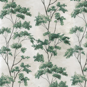 Dalton Green on Pearl AT16169 by Thibaut Designer Wallpaper