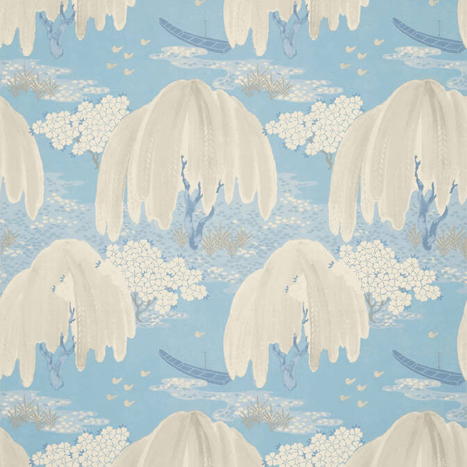 Willow Tree Soft Blue AT23108 by Anna French Wallpaper Anna French Wallpaper Willow Tree Soft Blue AT23108Wallpaper Willow Tree Non Woven Wallpaper UNITED STATES </p><p>Repeat: V: 25.25 36 - Fabric Carolina -