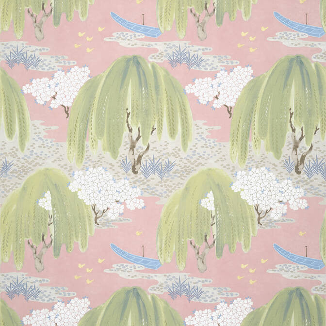 Willow Tree Blush AT23111 by Anna French Wallpaper Anna French Wallpaper Willow Tree Blush AT23111Wallpaper Willow Tree Non Woven Wallpaper UNITED STATES </p><p>Repeat: V: 25.25 36 - Fabric Carolina -