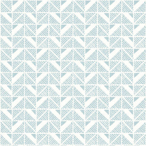 Bloomsbury Square Soft Blue AT23114 by Anna French Designer Wallpaper