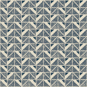 Bloomsbury Square Navy AT23119 by Anna French Designer Wallpaper