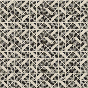 Bloomsbury Square Black AT23120 by Anna French Designer Wallpaper