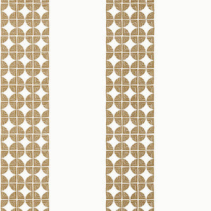 Fairmont Stripe Metallic Bronze AT23127 by Anna French Designer Wallpaper