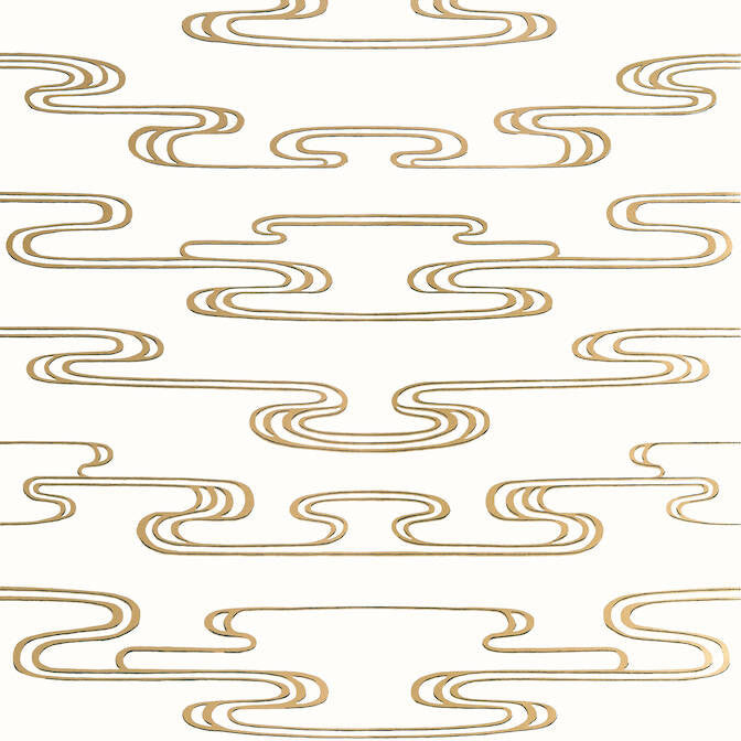 Cloudwater Metallic Gold AT23152 by Anna French Wallpaper Anna French Wallpaper Cloudwater Metallic Gold AT23152Wallpaper Willow Tree Wallpaper UNITED STATES </p><p>Repeat: V: 25.25 27 - Fabric Carolina -