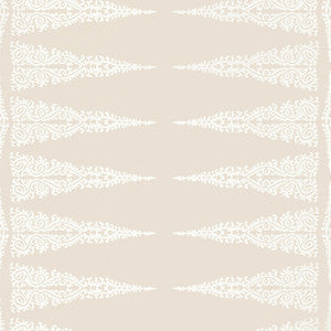 Ellery Stripe White on Beige AT24541 by Anna French Designer Wallpaper