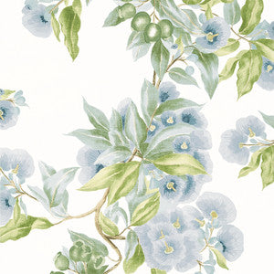 Camellia Garden Sky AT24549 by Anna French Designer Wallpaper