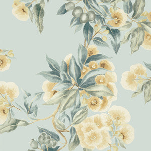 Camellia Garden Soft Gold AT24552 by Anna French Designer Wallpaper