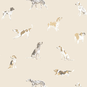 Buddy Neutral AT24601 by Anna French Designer Wallpaper