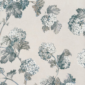 Sussex Hydrangea Slate and Linen AT57847 by Anna French Designer Wallpaper