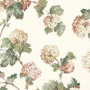 Sussex Hydrangea Soft Gold AT57848 by Anna French Designer Wallpaper