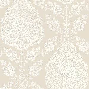 Balmuccia Damask Beige AT57864 by Anna French Designer Wallpaper