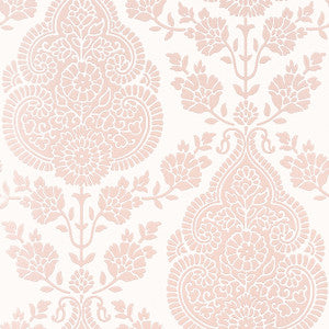 Balmuccia Damask Blush AT57865 by Anna French Designer Wallpaper
