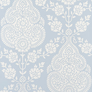 Balmuccia Damask Soft Blue AT57866 by Anna French Designer Wallpaper