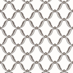 Tate Trellis Black AT57883 by Anna French Designer Wallpaper