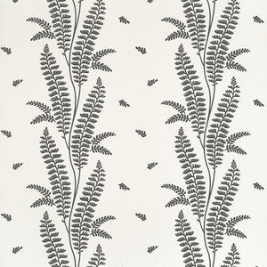 Ensbury Fern Black AT57884 by Anna French Designer Wallpaper