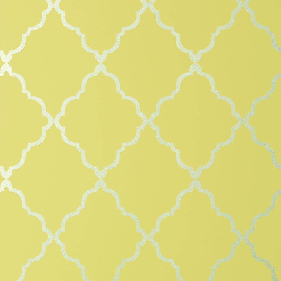 KLEIN TRELLIS Citron AT6056 by Anna French Designer Wallpaper