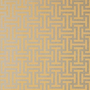 Rymann Metallic Gold and Silver AT6150 by Anna French Designer Wallpaper