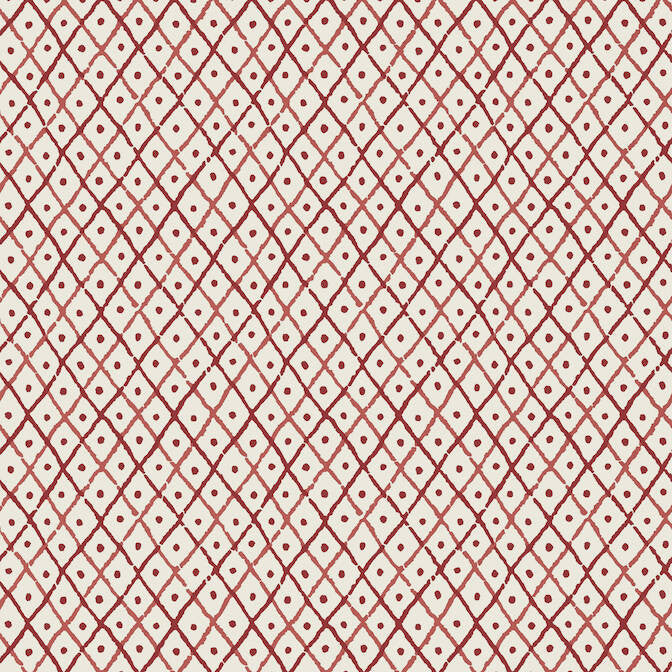 Mini Trellis Red AT78755 by Anna French Wallpaper Anna French Wallpaper Mini Trellis Red AT78755Wallpaper Palampore Non Woven Wallpaper U.S.A. </p><p>Repeat: V: 4.25 27 - Fabric Carolina -