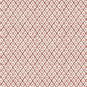 Mini Trellis Red AT78755 by Anna French Designer Wallpaper