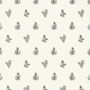 Jouy Black on Cream AT78759 by Anna French Designer Wallpaper