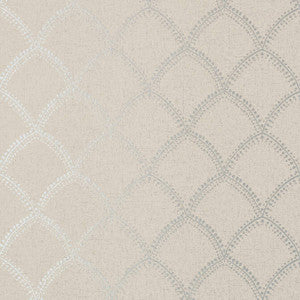 Burmese Metallic on Taupe AT7909 by Anna French Designer Wallpaper
