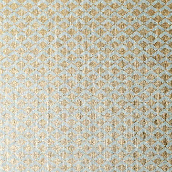 Cashiers Aqua on Metallic Gold AT79111 by Anna French Wallpaper Anna French Wallpaper Cashiers Aqua on Metallic Gold AT79111Wallpaper Small Scale Paperweave KOREA </p><p>Repeat: V: 2.75 36 - Fabric Carolina -