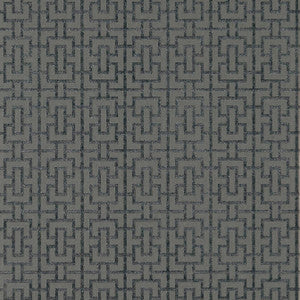 Bridle Charcoal AT79120 by Anna French Designer Wallpaper