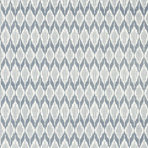 Balin Ikat Navy AT79132 by Anna French Designer Wallpaper