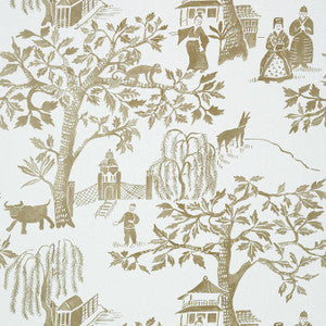 Willow Wood Aqua AT7913 by Anna French Designer Wallpaper