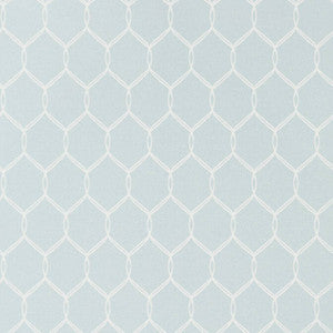 Leland Trellis Soft Blue AT79147 by Anna French Designer Wallpaper