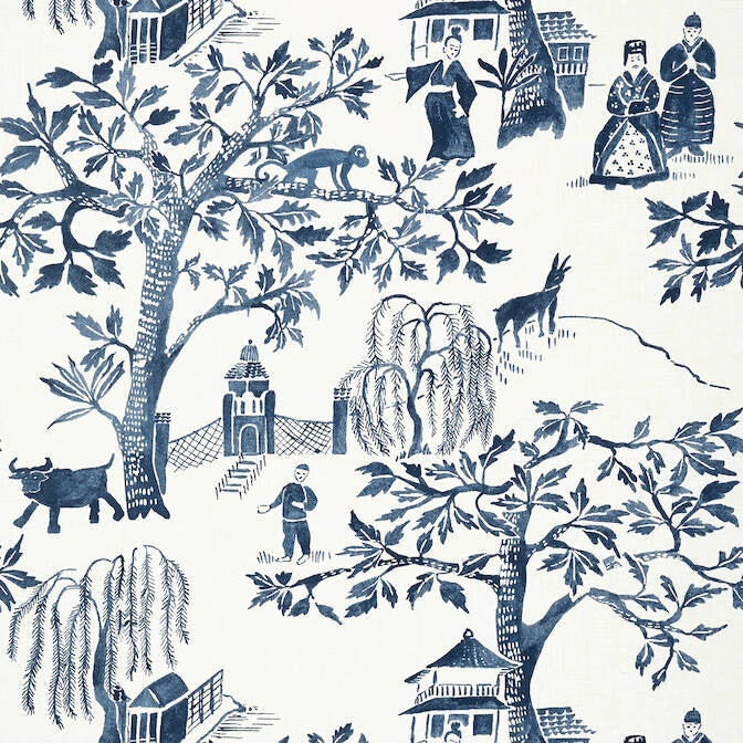 Willow Wood Navy AT7915 by Anna French Wallpaper Anna French Wallpaper Willow Wood Navy AT7915Wallpaper Watermark Non Woven Wallpaper UNITED KINGDOM </p><p>Repeat: V: 25.25 27 - Fabric Carolina -