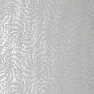 Cirrus Metallic Silver on Grey AT7939 by Anna French Designer Wallpaper