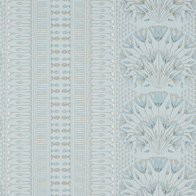 Cairo Spa Blue AT9627 by Anna French Wallpaper Anna French Wallpaper Cairo Spa Blue AT9627Wallpaper Savoy Non Woven Wallpaper UNITED KINGDOM </p><p>Repeat: V: 9 27 - Fabric Carolina -