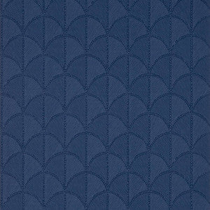 Seton Scallop Navy AT9689 by Anna French Designer Wallpaper