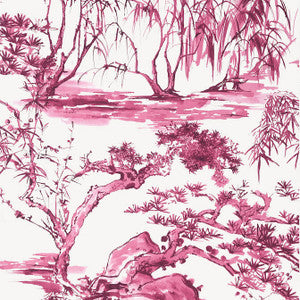 Kyoto Fuchsia AT9831 by Anna French Designer Wallpaper