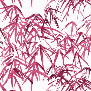 Kyoto Leaves Fuchsia AT9872 by Anna French Designer Wallpaper
