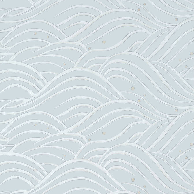 Waves Spa Blue AT9875 by Anna French Wallpaper Anna French Wallpaper Waves Spa Blue AT9875Wallpaper Nara Wallpaper UNITED STATES </p><p>Repeat: V: 12.75 27 - Fabric Carolina -