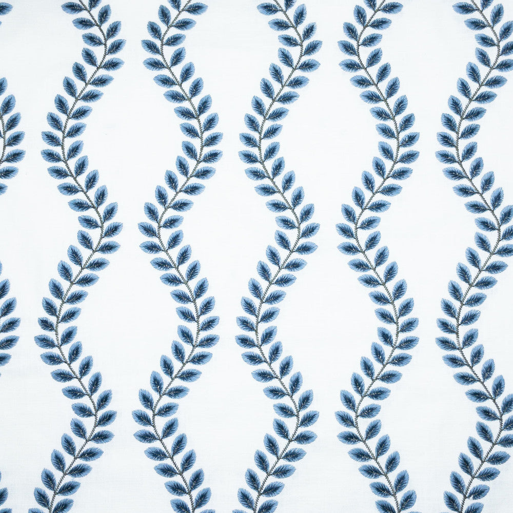 Atlas 2 Blueberry by Stout Designer Fabric COMFORTABLE LIVING HAZE/NAVY 100%COT %VEMB INDIA FLAME RETARDANT-N.F.P.A. 701 SMALL SCALE Horizontal: 8.500 and Vertical: 7.875 51 in - Swanky Fabrics -
