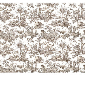 Antilles Toile Brown ATWW15169 by Anna French Designer Wallpaper